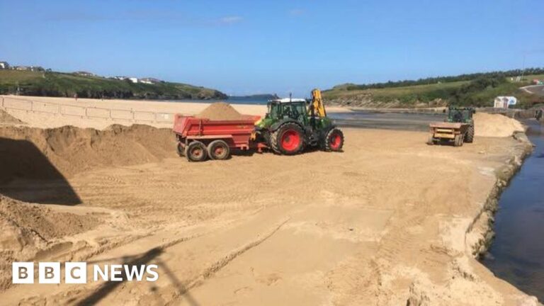 Beach Management: Sand Replenishment at Porth Beach