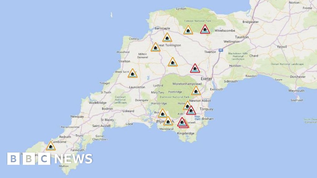 South West England Floods: Cornwall, Devon, Somerset on Alert