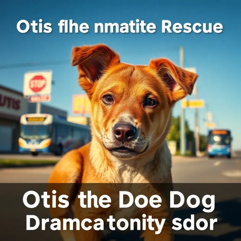 Otis the Dog's Dramatic Rescue: A Community Effort