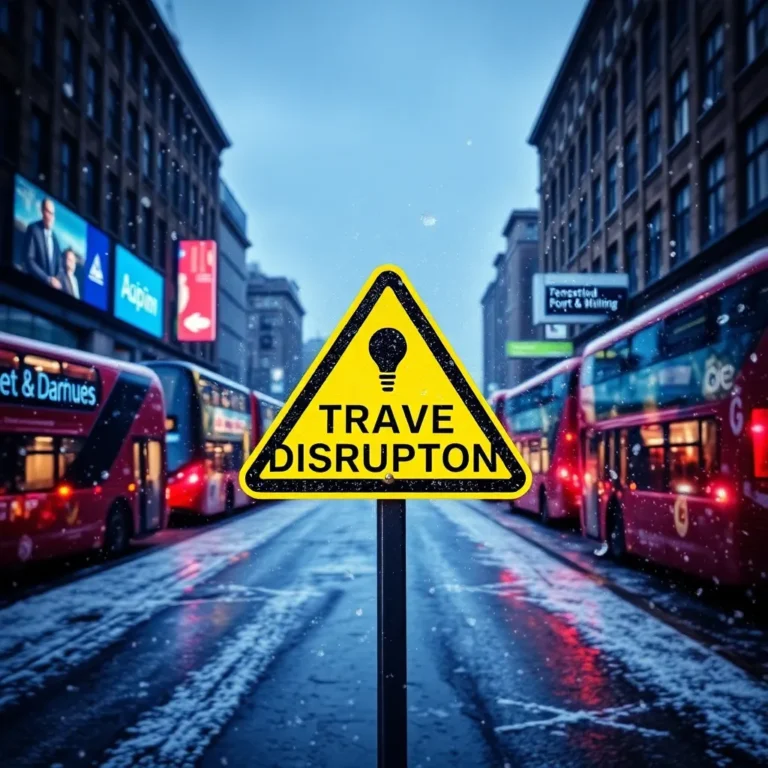 Met Office Issues Icy Travel Disruption Warning