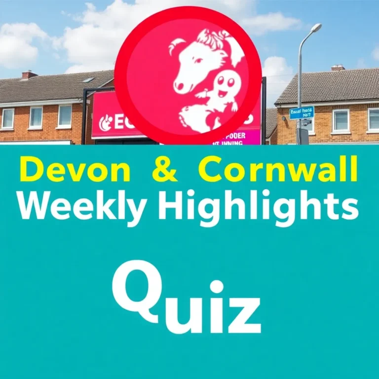 Devon & Cornwall Weekly Highlights: A Community News Quiz