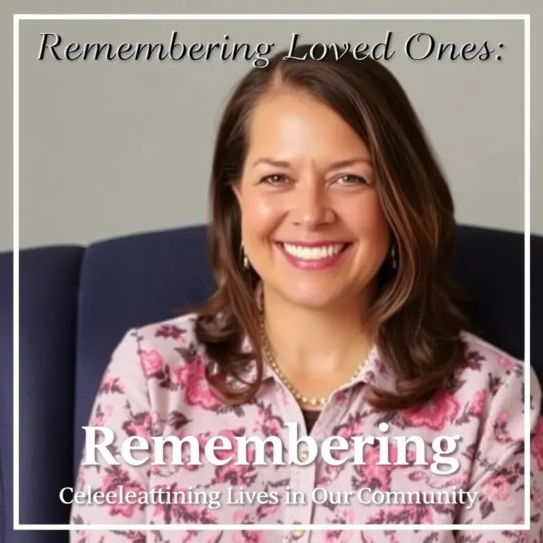 REMEMBERING LOVED ONES: CELEBRATING LIVES IN OUR COMMUNITY