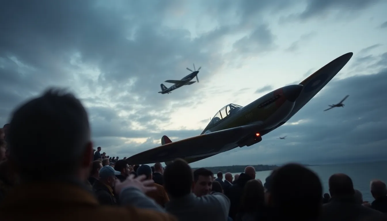 ICONIC SPITFIRE DELIGHTS CROWDS IN NEWQUAY, CORNWALL SKIES