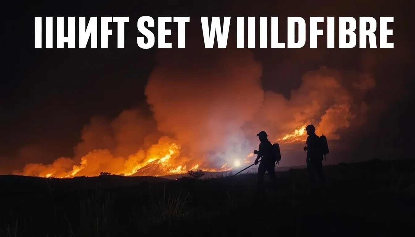 FIREFIGHTERS BATTLE DRAMATIC LATE-NIGHT WILDFIRE ON BODMIN MOOR
