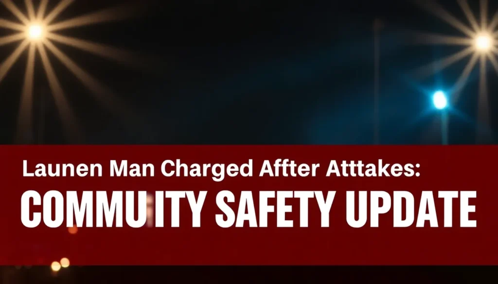 LAUNCESTON MAN CHARGED AFTER ATTACKS: COMMUNITY SAFETY UPDATE