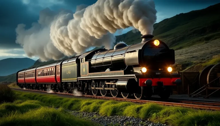 LUXURY STEAM TRAIN CAPTIVATES SPECTATORS ACROSS CORNWALL