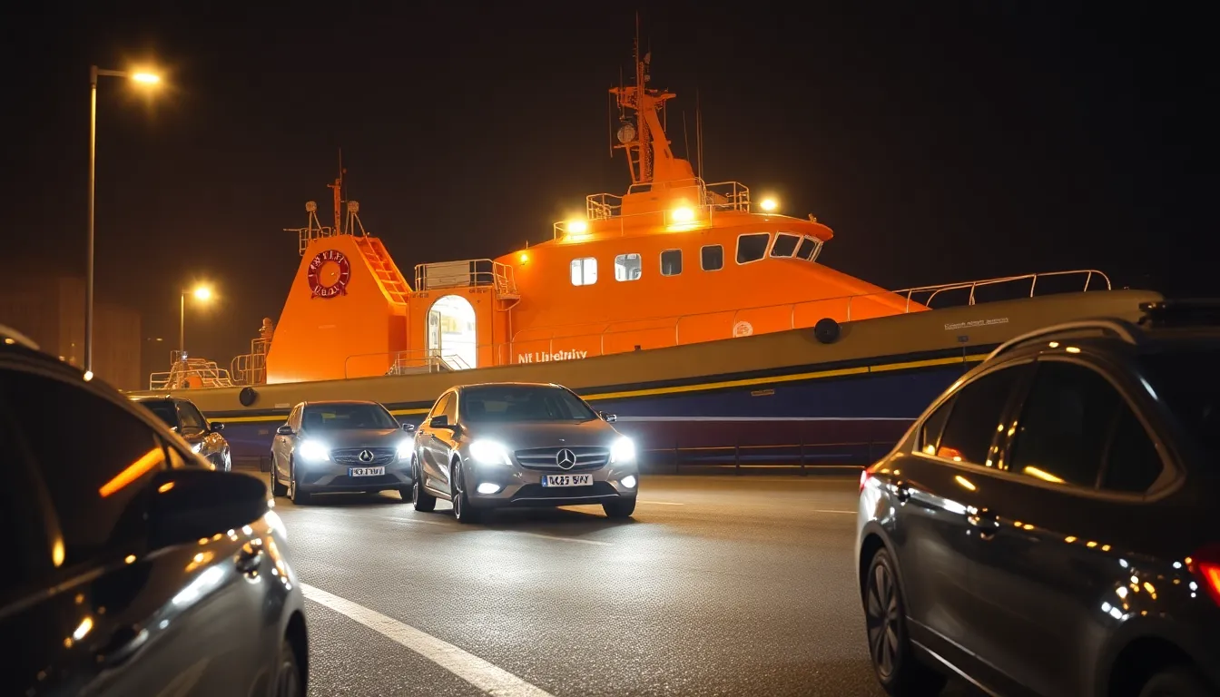 MASSIVE RNLI LIFEBOAT HALTS TRURO TRAFFIC IN TIGHT SQUEEZE