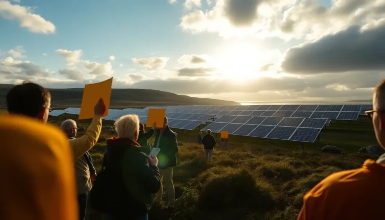MID-CORNWALL RESIDENTS PROTEST AGAINST TRELION SOLAR FARM PLAN