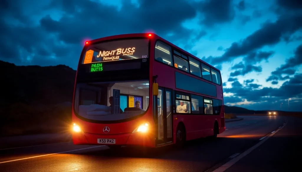 NIGHT BUS RETURNS TO NEWQUAY AND PERRANPORTH THIS SUMMER