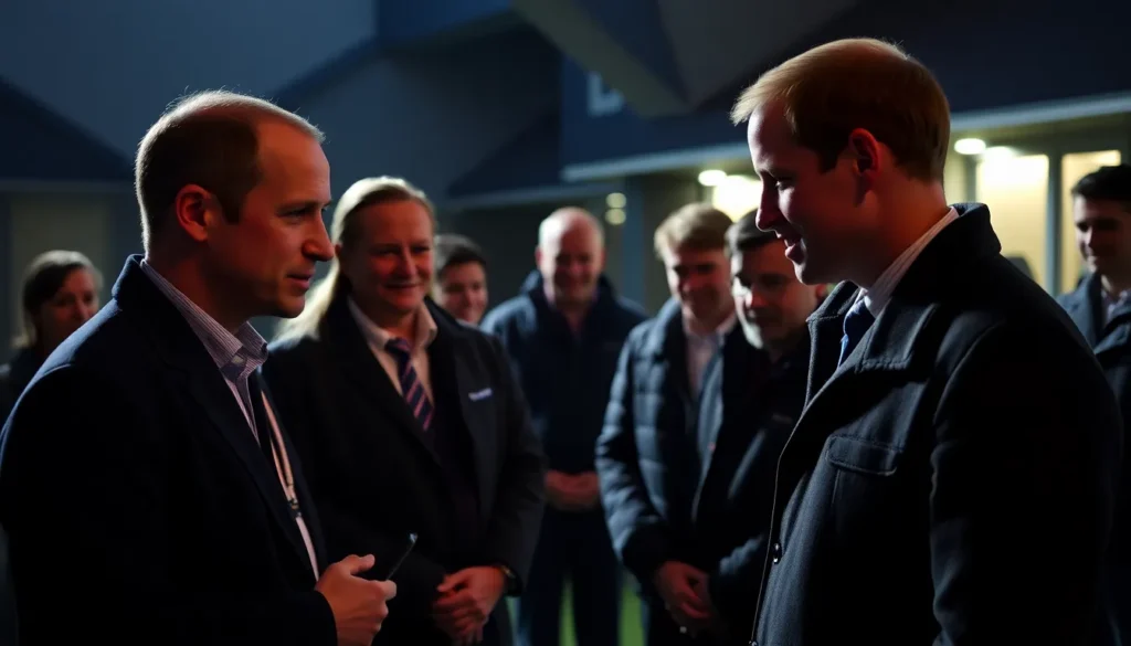 PRINCE WILLIAM VISITS NANSLEDAN TO SUPPORT NEWQUAY HOUSING PROJECT