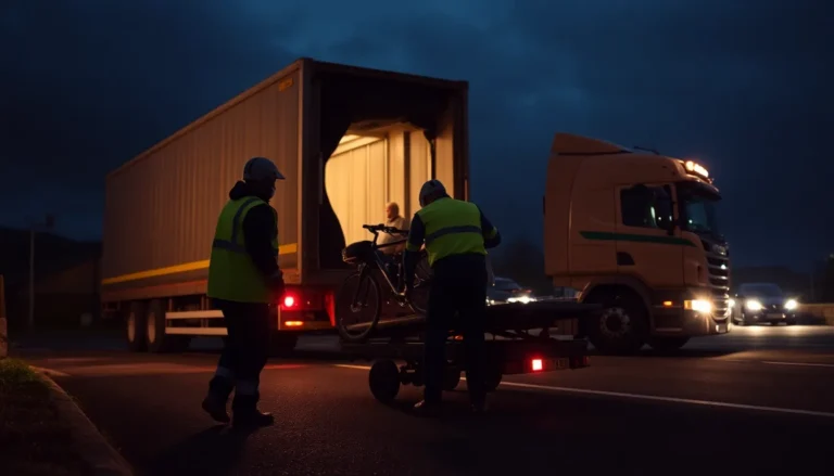 REDRUTH CYCLIST AIRLIFTED AFTER SERIOUS LORRY COLLISION