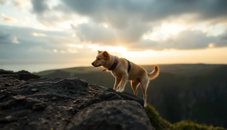 DOG RESCUED AFTER DRAMATIC CLIFF FALL AT KELSEY HEAD
