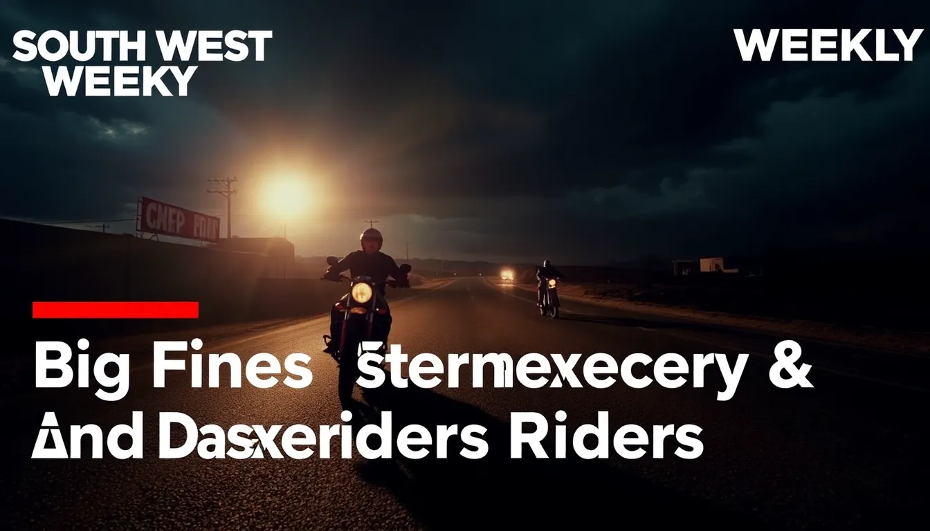 SOUTH WEST WEEKLY: BIG FINES, STORM RECOVERY & DAREDEVIL RIDERS