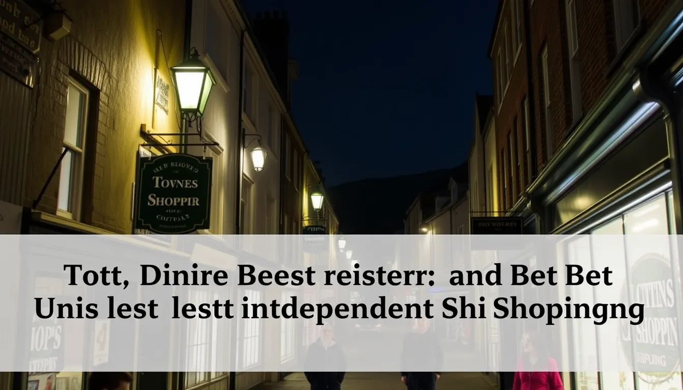 TOTNES HIGH STREET: DEVON'S BEST INDEPENDENT SHOPPING DESTINATION