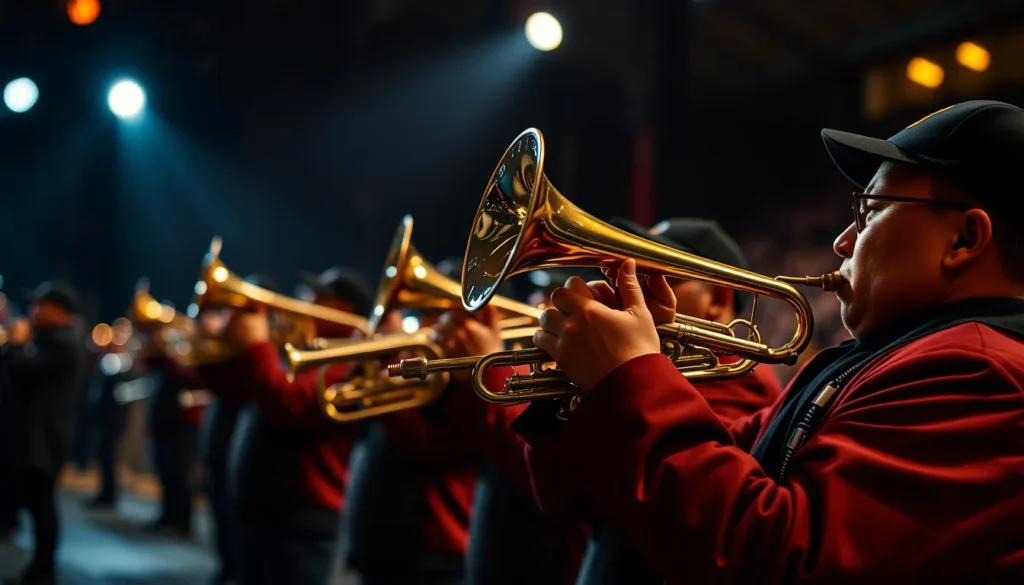 BUGLE HOSTS HISTORIC BRASS BAND COMPETITION