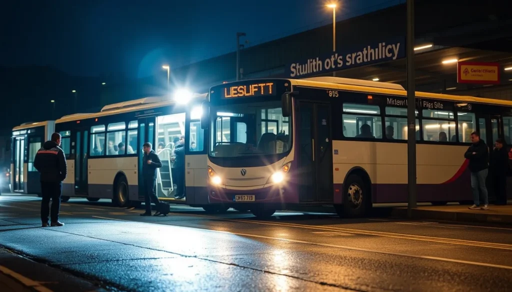 BUS COLLISION AT REDRUTH STATION LEAVES STUDENTS STRANDED