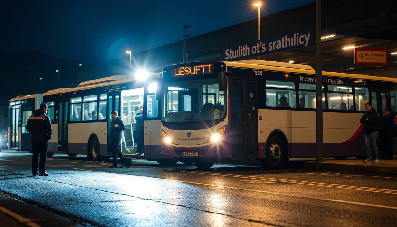 BUS COLLISION AT REDRUTH STATION LEAVES STUDENTS STRANDED