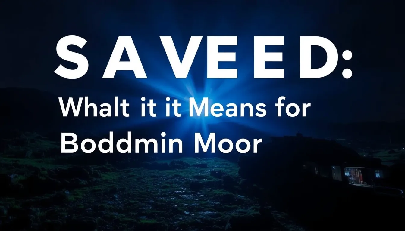 ICONIC ENGINE HOUSE SAVED: WHAT IT MEANS FOR BODMIN MOOR