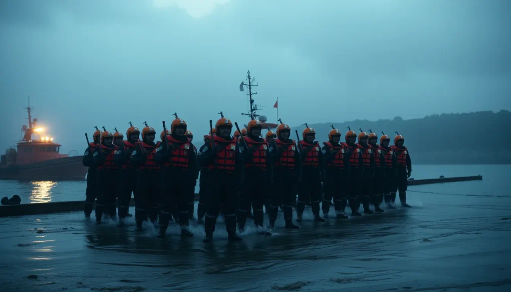 LOOE RNLI CREW CREATES UNFORGETTABLE GUARD OF HONOUR