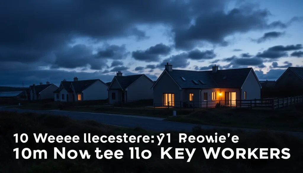SCILLY ISLANDS HOUSING CRISIS: 10 NEW HOMES FOR KEY WORKERS