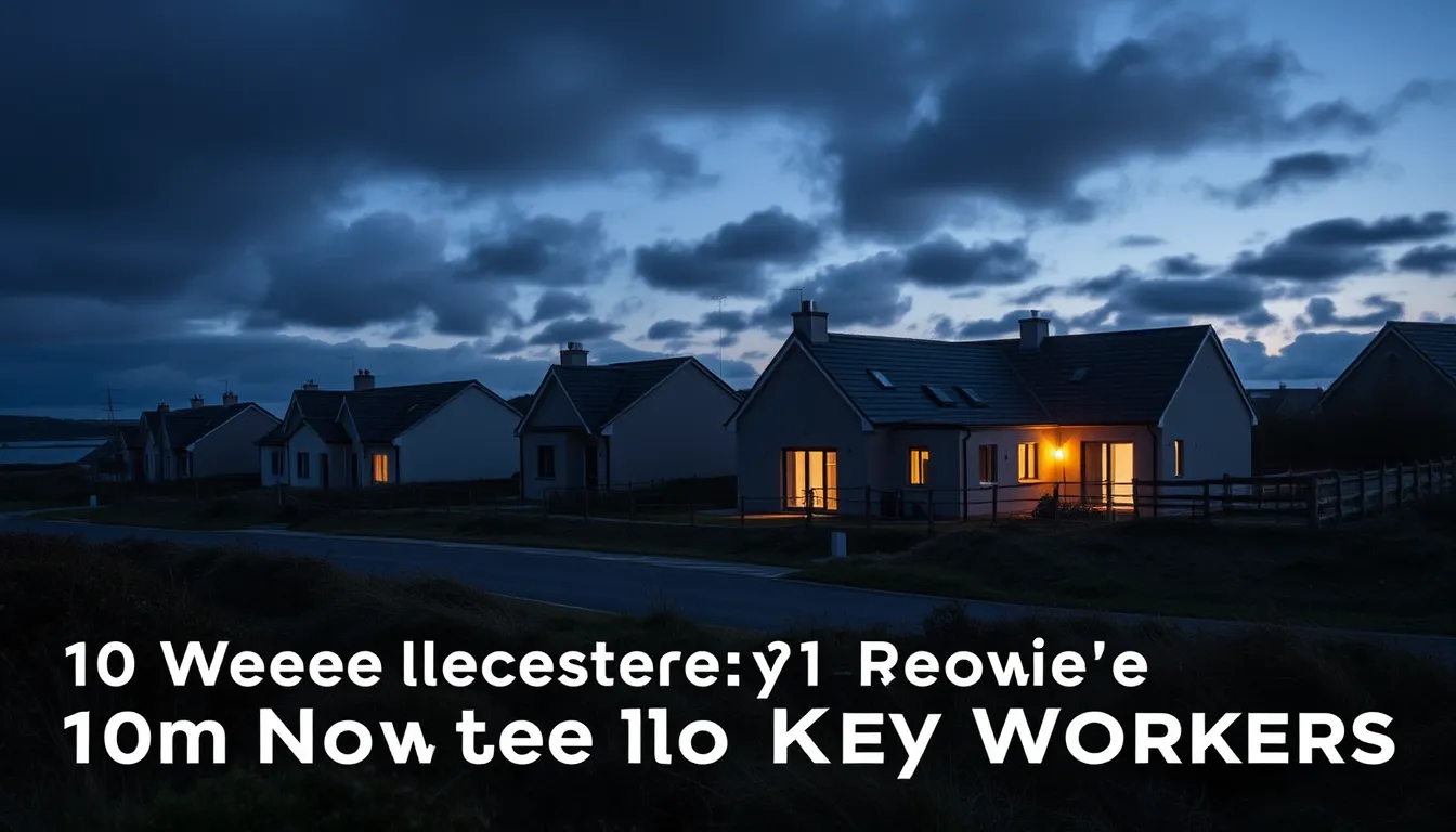 SCILLY ISLANDS HOUSING CRISIS: 10 NEW HOMES FOR KEY WORKERS