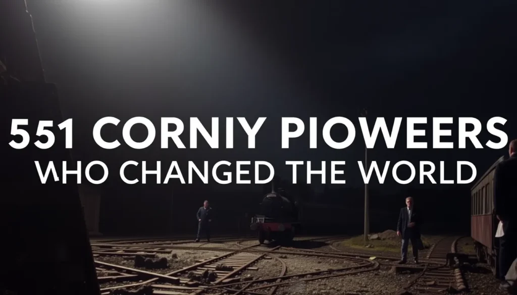 51 CORNISH PIONEERS WHO CHANGED THE WORLD
