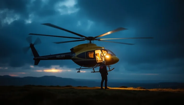 BODMIN MOOR WALKER AIRLIFTED AFTER HEAD INJURY AT BROWN WILLY