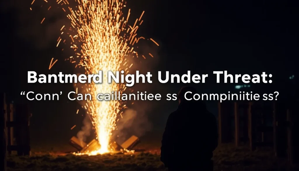 BONFIRE NIGHT UNDER THREAT: CAN CORNWALL'S COMMUNITIES SAVE THE TRADITION?