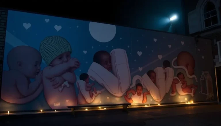 DEVON BABY LOSS MURAL HONOURS 157 BABIES AND THEIR FAMILIES