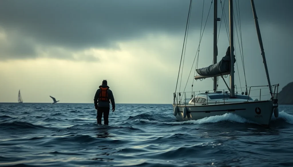 LONE YACHTSMAN RESCUED OFF THE LIZARD AFTER REMOVING HIS LIFEJACKET