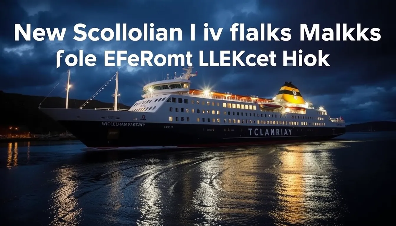NEW SCILLONIAN IV FERRY MARKS MAJOR MILESTONE BEFORE UK ARRIVAL