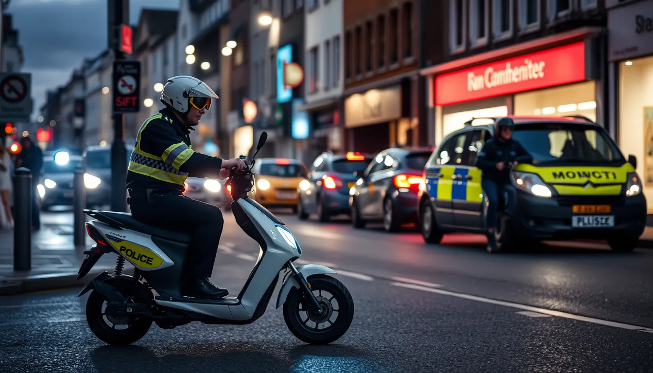 POLICE SEIZE SPEEDING E-SCOOTER ON BUSY BODMIN HIGH STREET